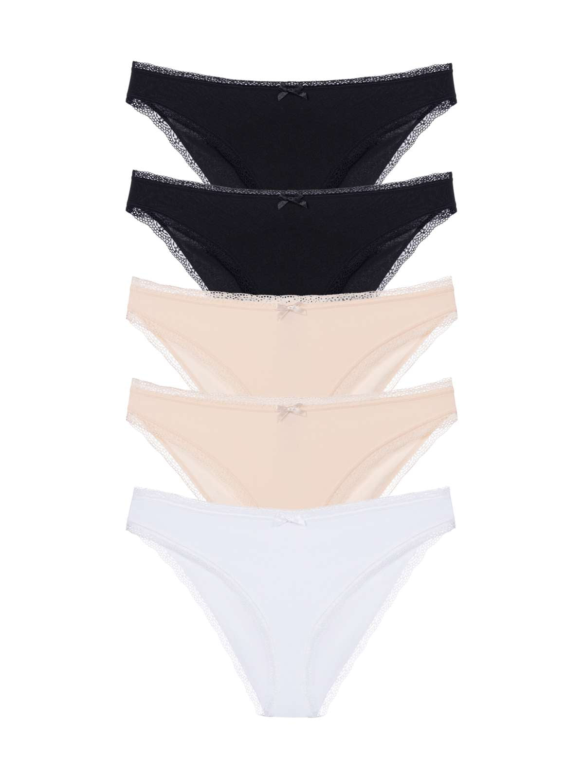 Essential Cotton 5 Pack Brazilian