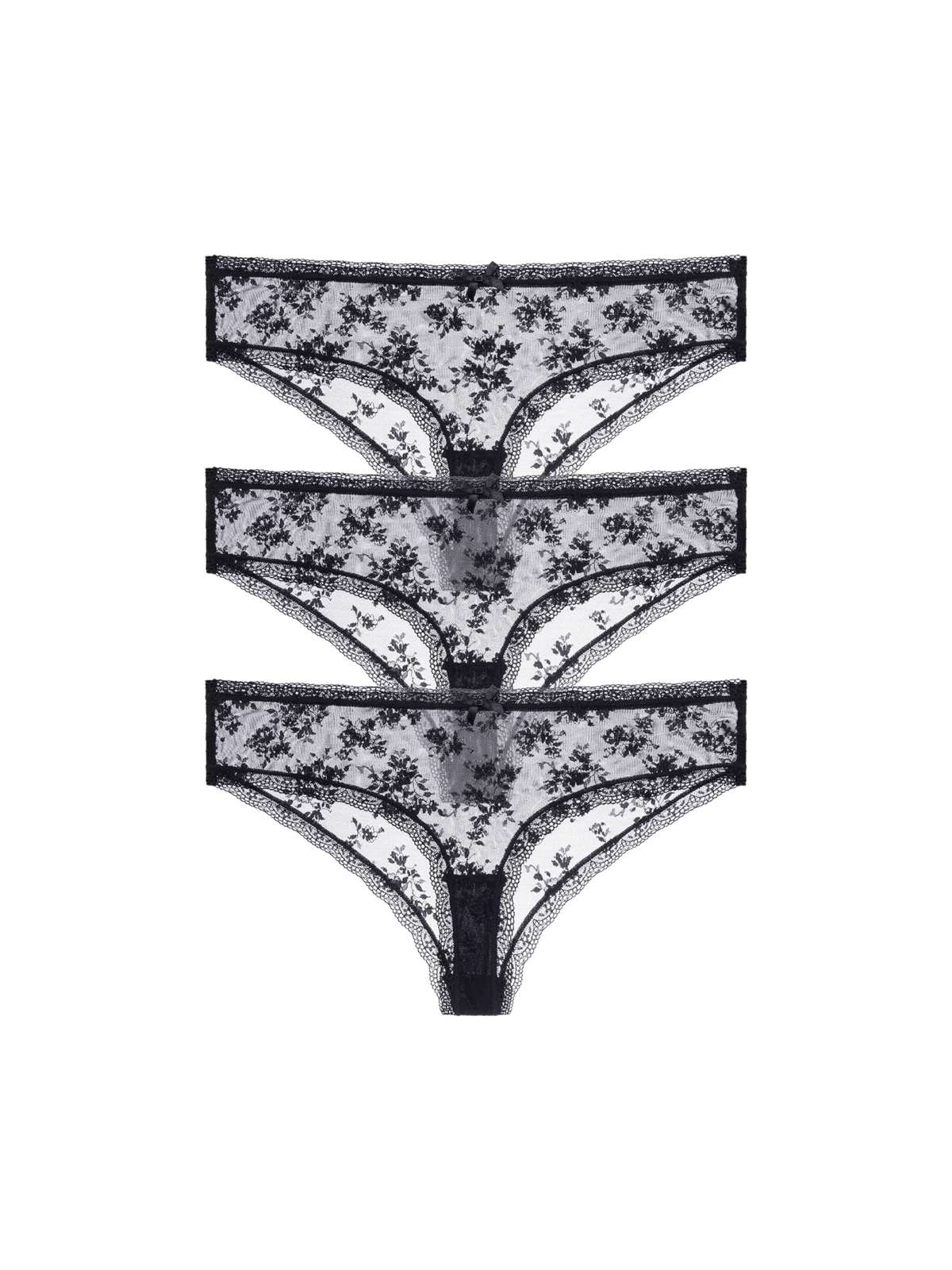 Essential Lace 3 Pack Cheeky Brazilian