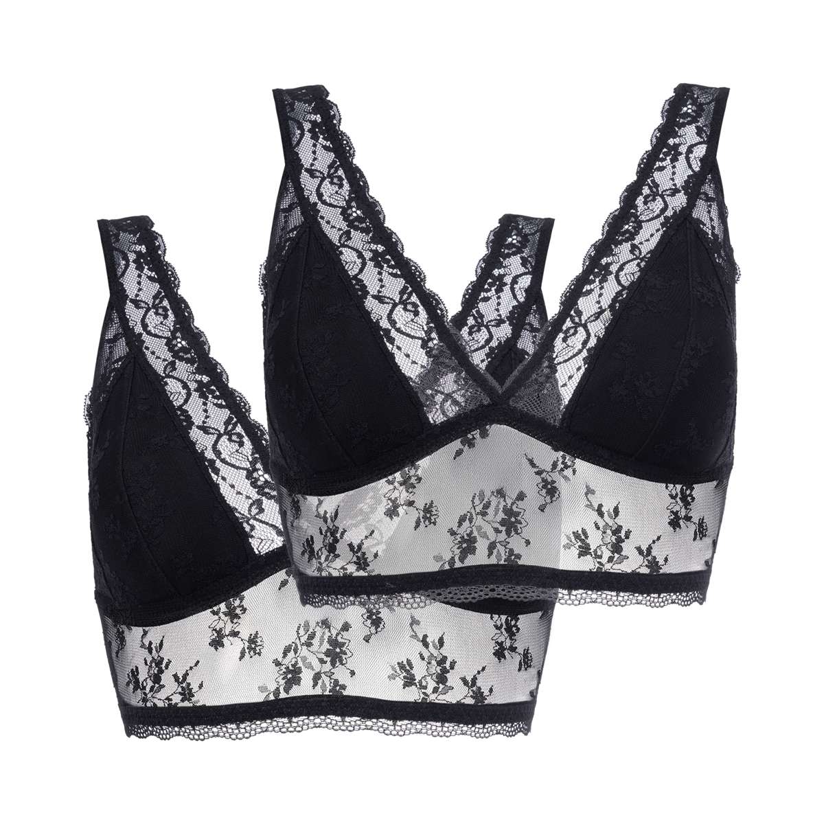 Essential Lace- 2pp Bralette