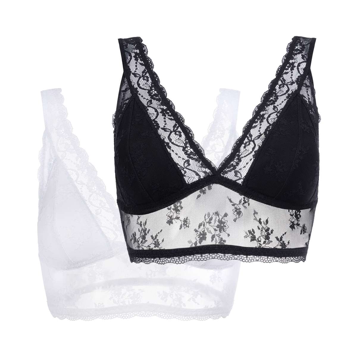 Essential Lace- 2pp Bralette