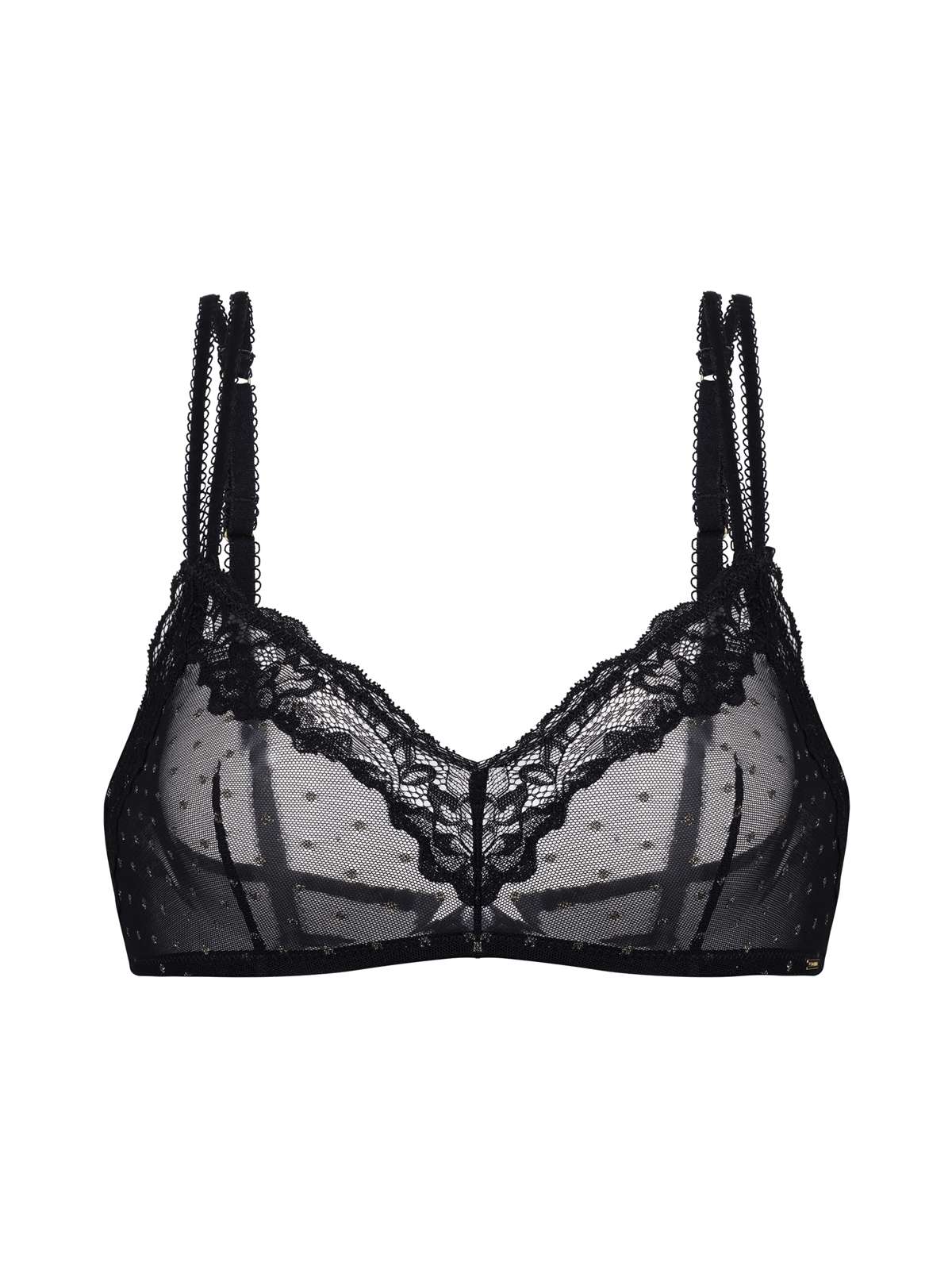 Origins Shimmer Dot Mesh Non Padded Bralette