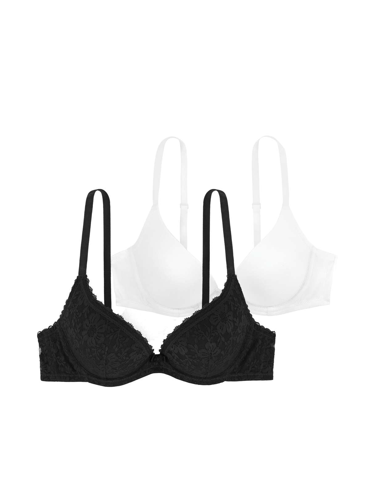 Sonia 2pp Padded Push Up Plunge Bra