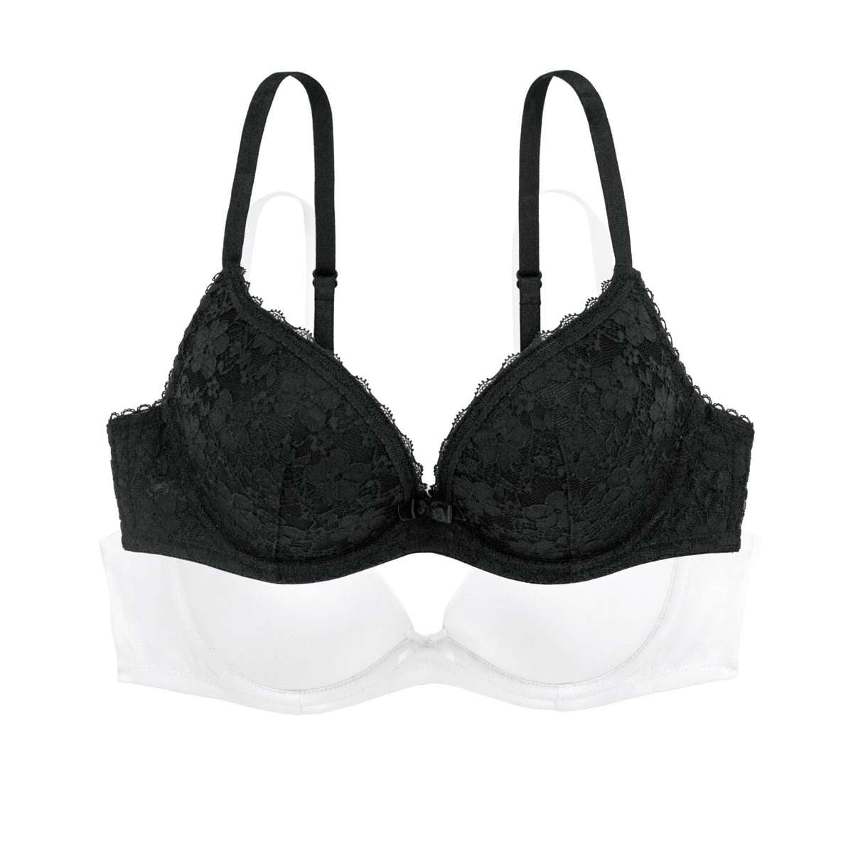 Sonia 2pp Padded Push Up Plunge Bra