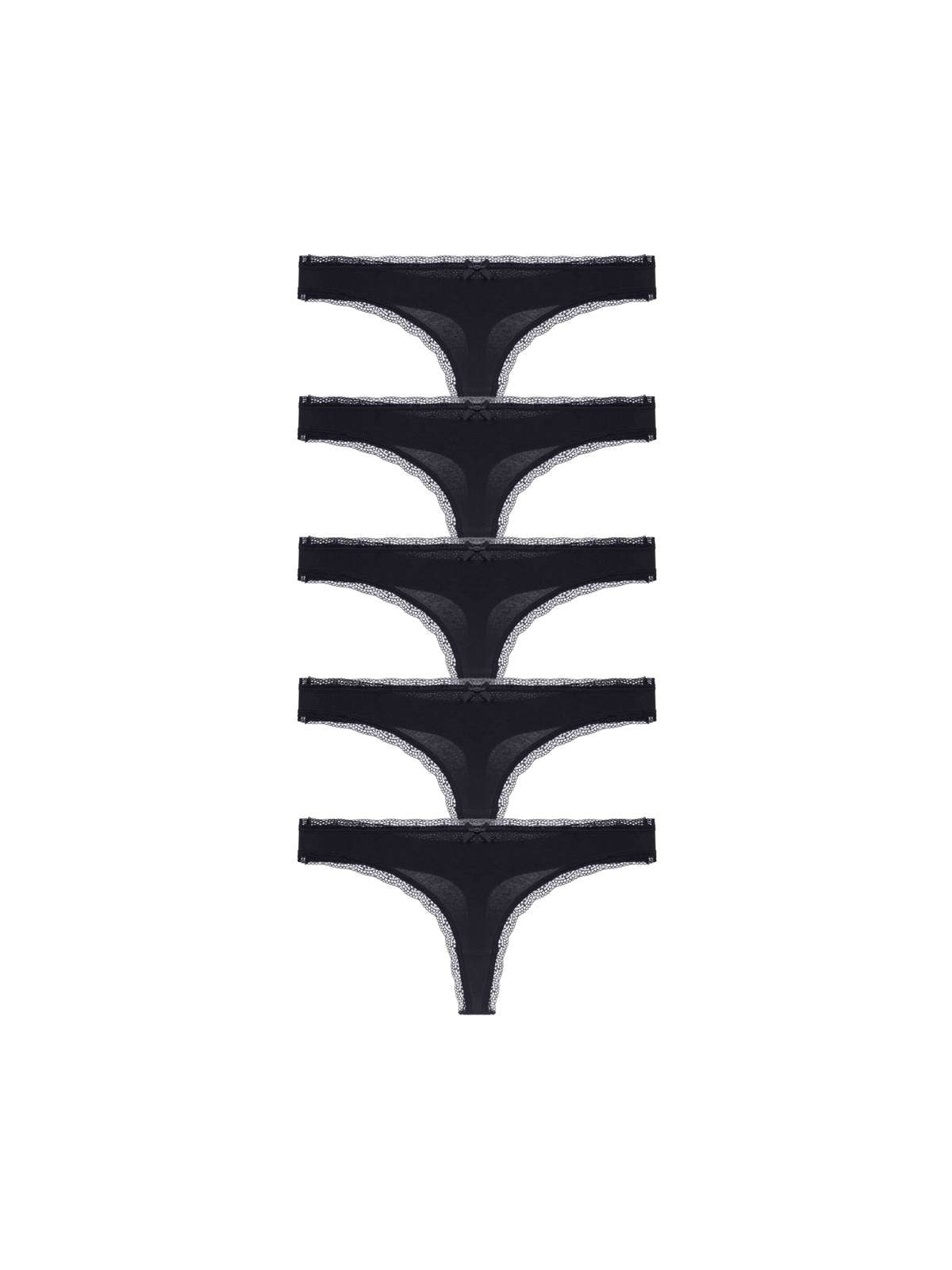 Essential Cotton 5 Pack Thong