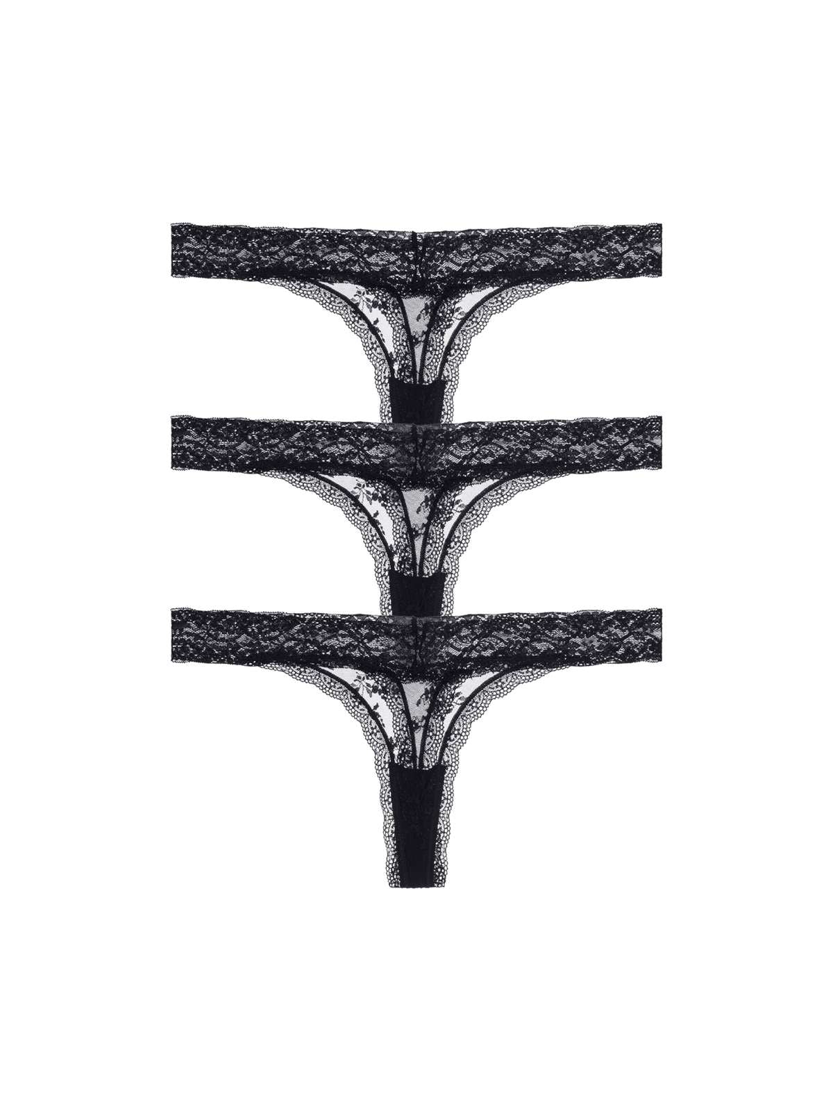 Essential Lace 3 Pack Thong