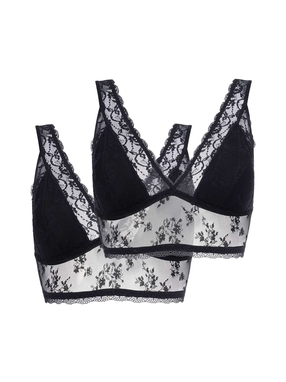 Essential Lace- 2pp Bralette