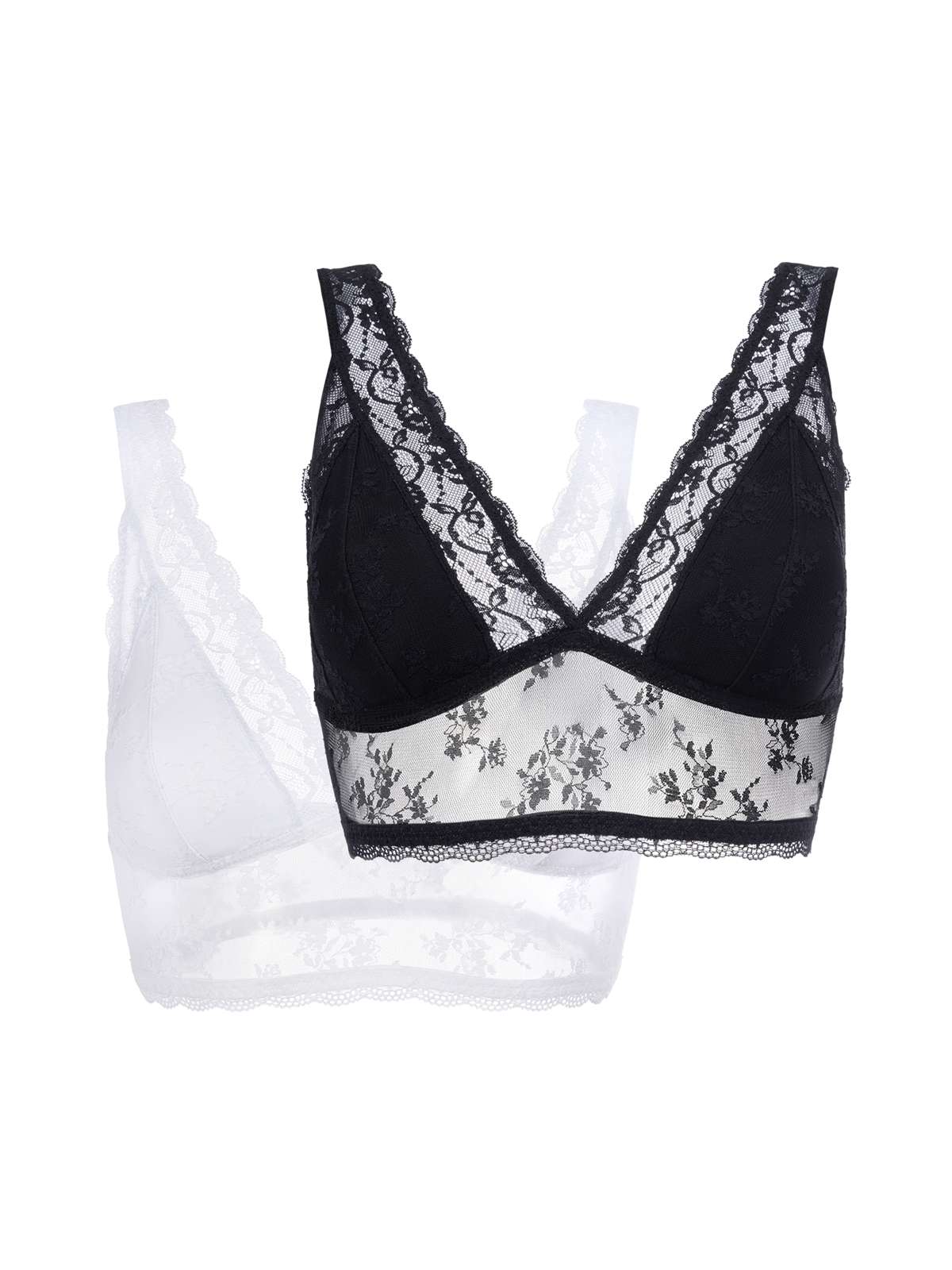 Essential Lace- 2pp Bralette