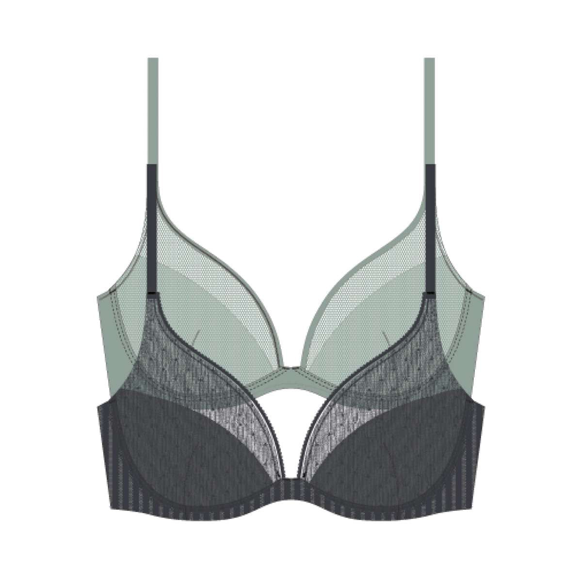 Madison 2pp Padded Plunge Bra