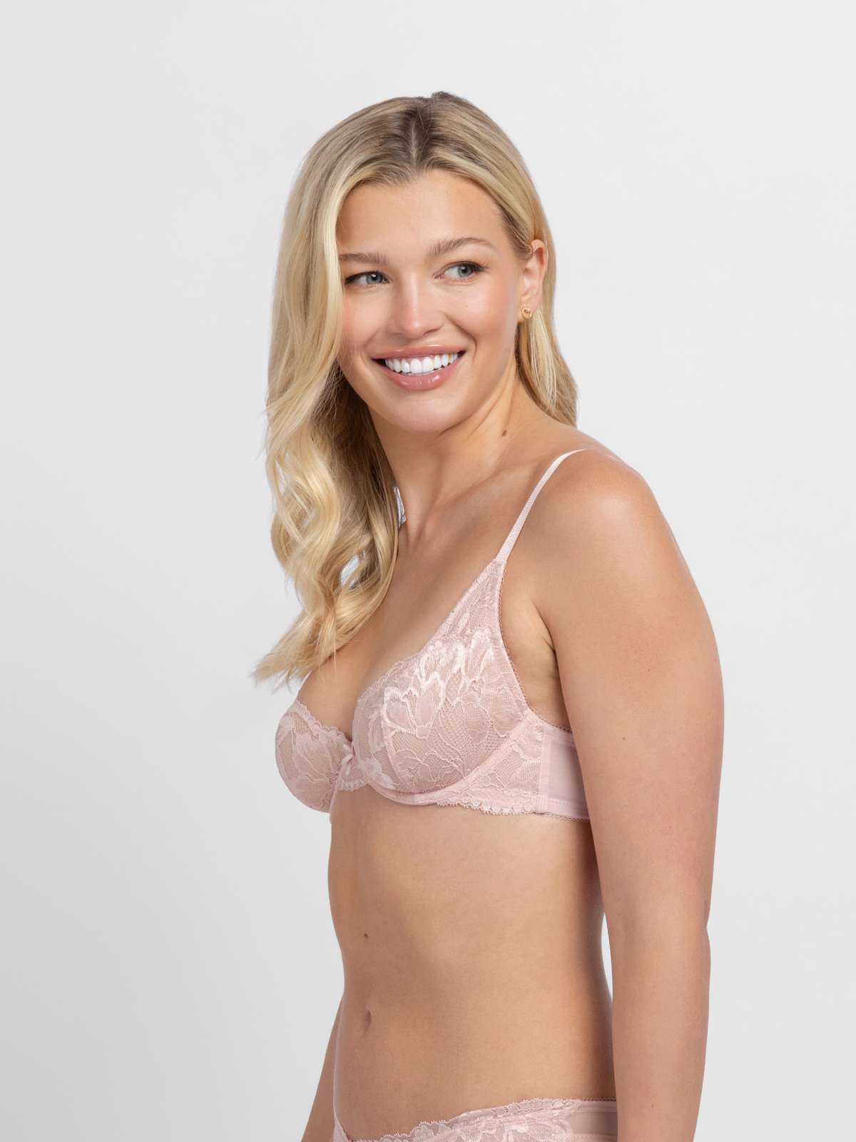 Perfect Lace Non Padded Plunge Bra