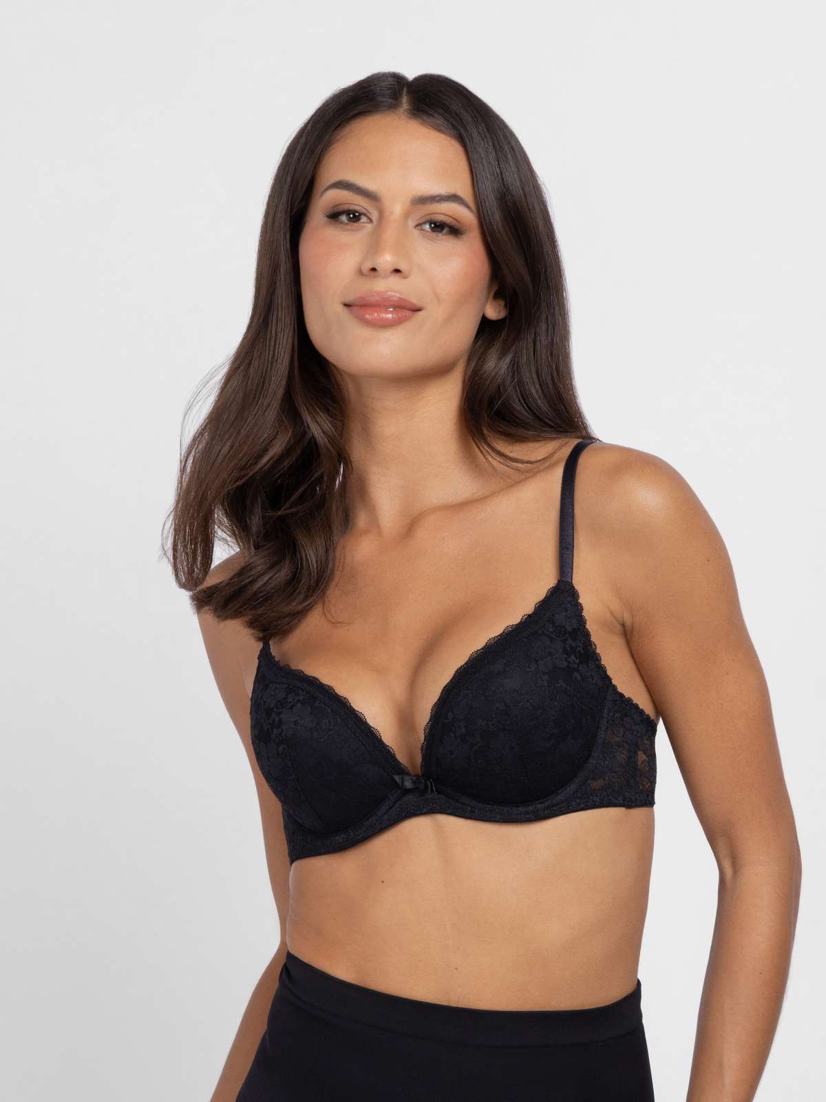 Sonia 2pp Padded Push Up Plunge Bra